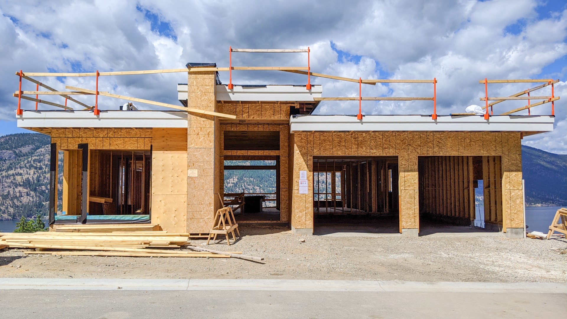 North Clifton Estates Lot 14, Framing Completed • Rykon Construction