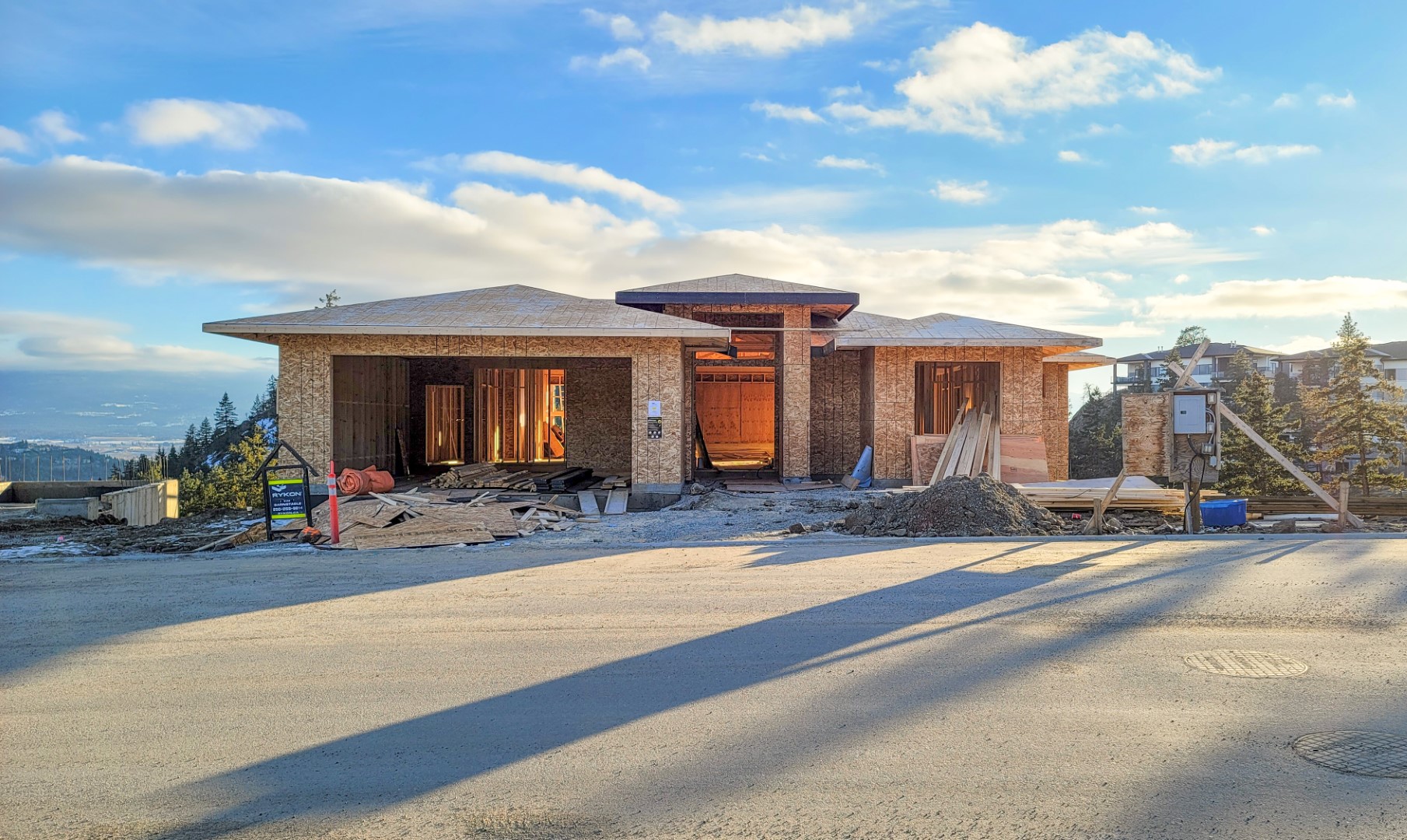Echo Ridge Lot 2, Framing Completed • Rykon Construction