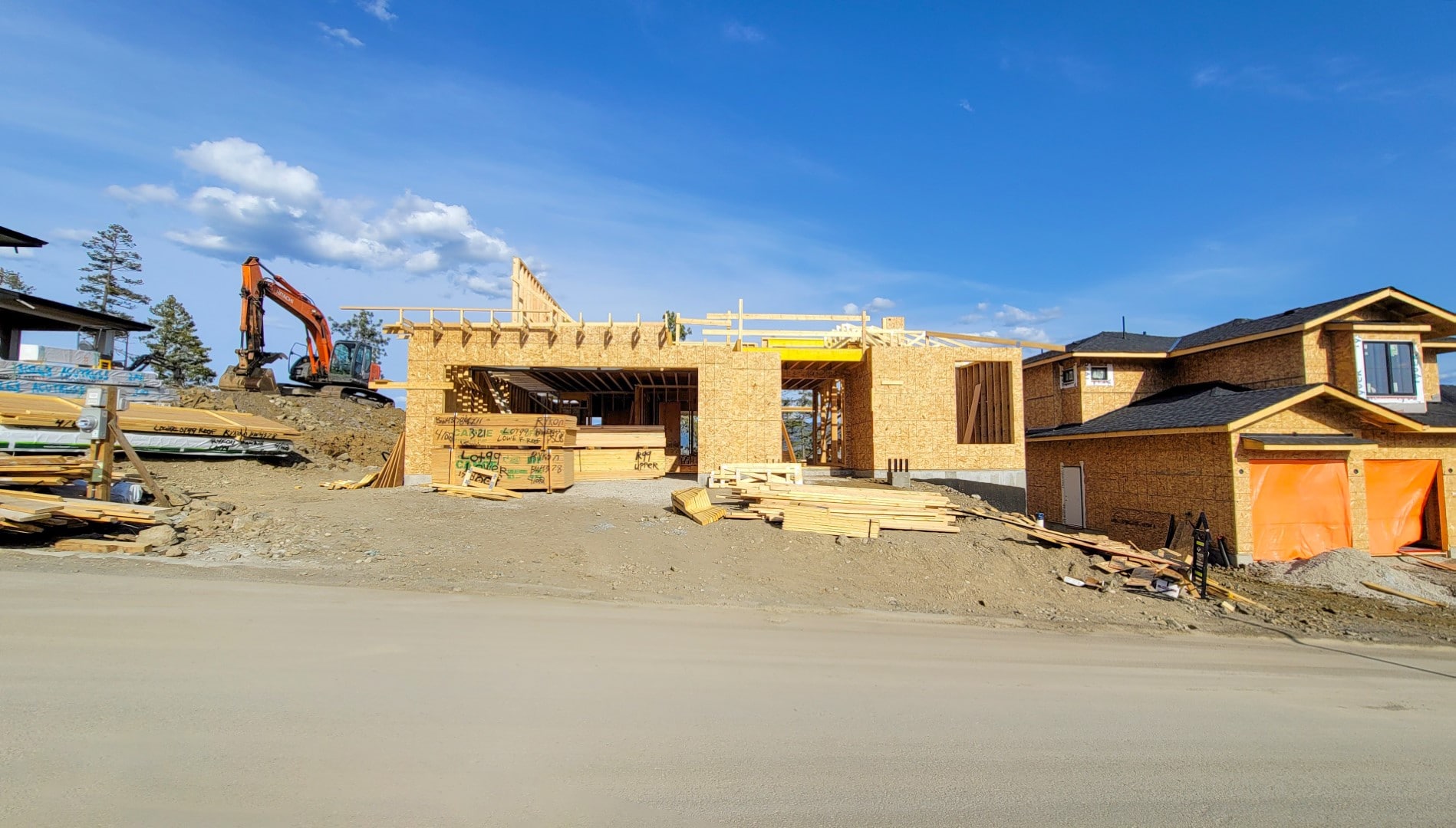 Echo Ridge Lot 99, Framing Progress • Rykon Construction