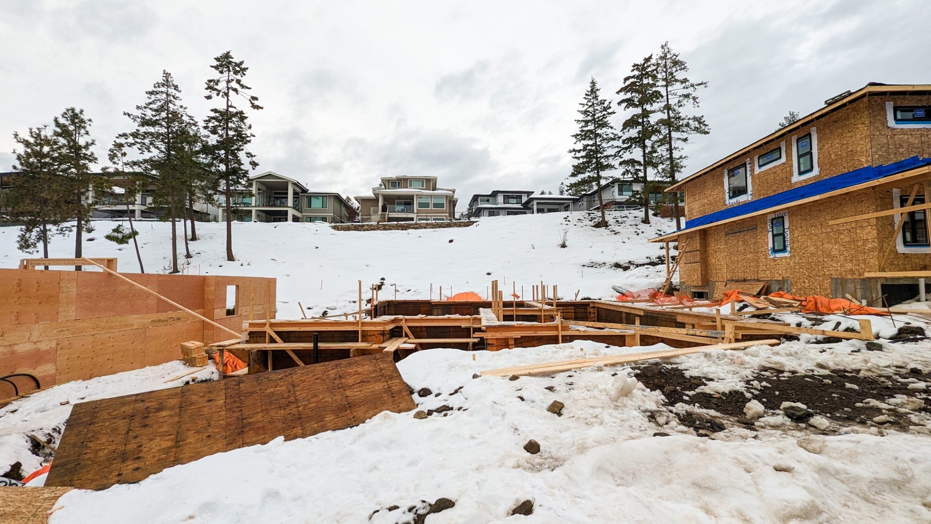 Echo Ridge Lot 60, Foundation Forms • Rykon Construction