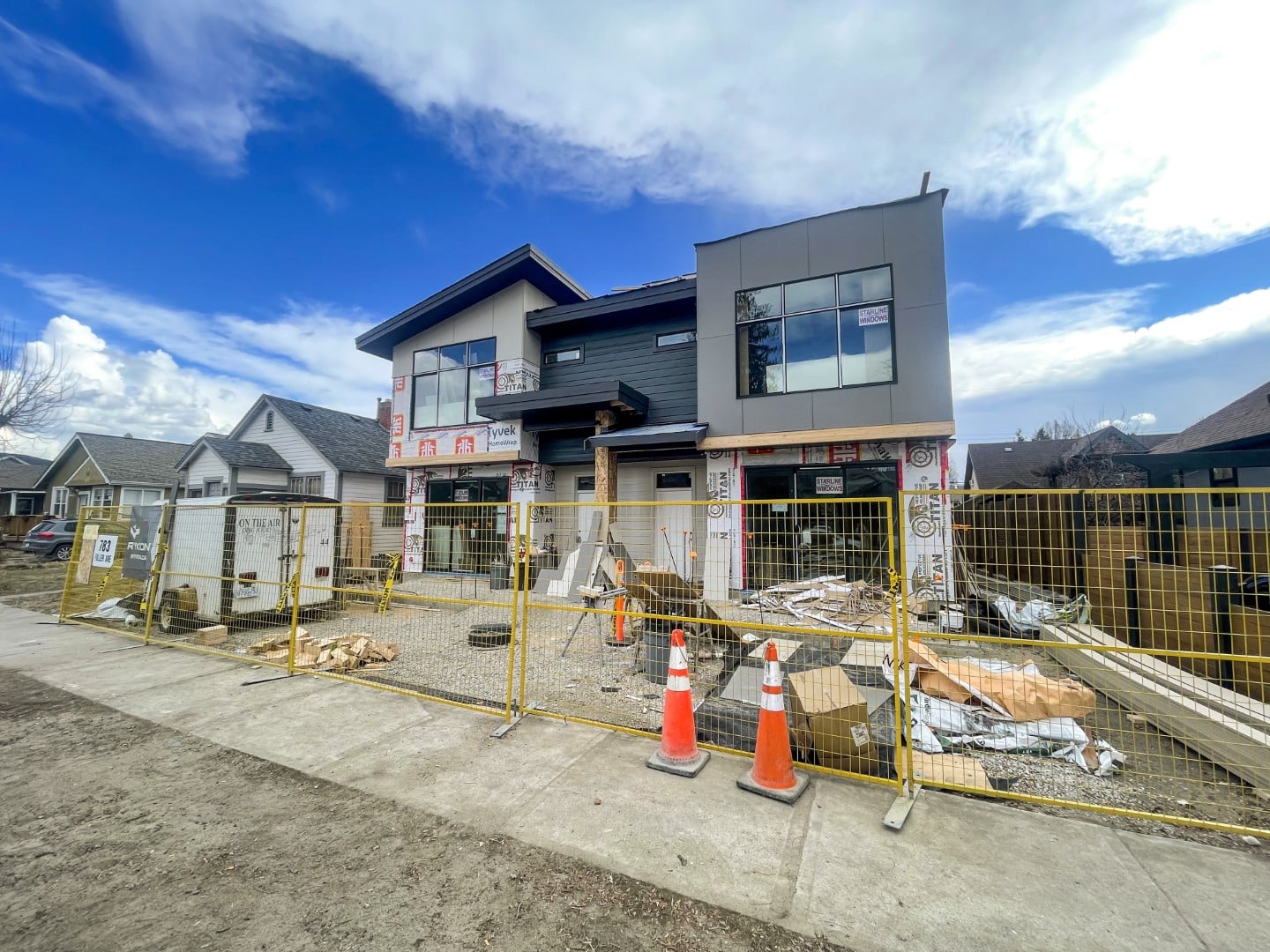 Fuller, Siding Progress! • Rykon Construction
