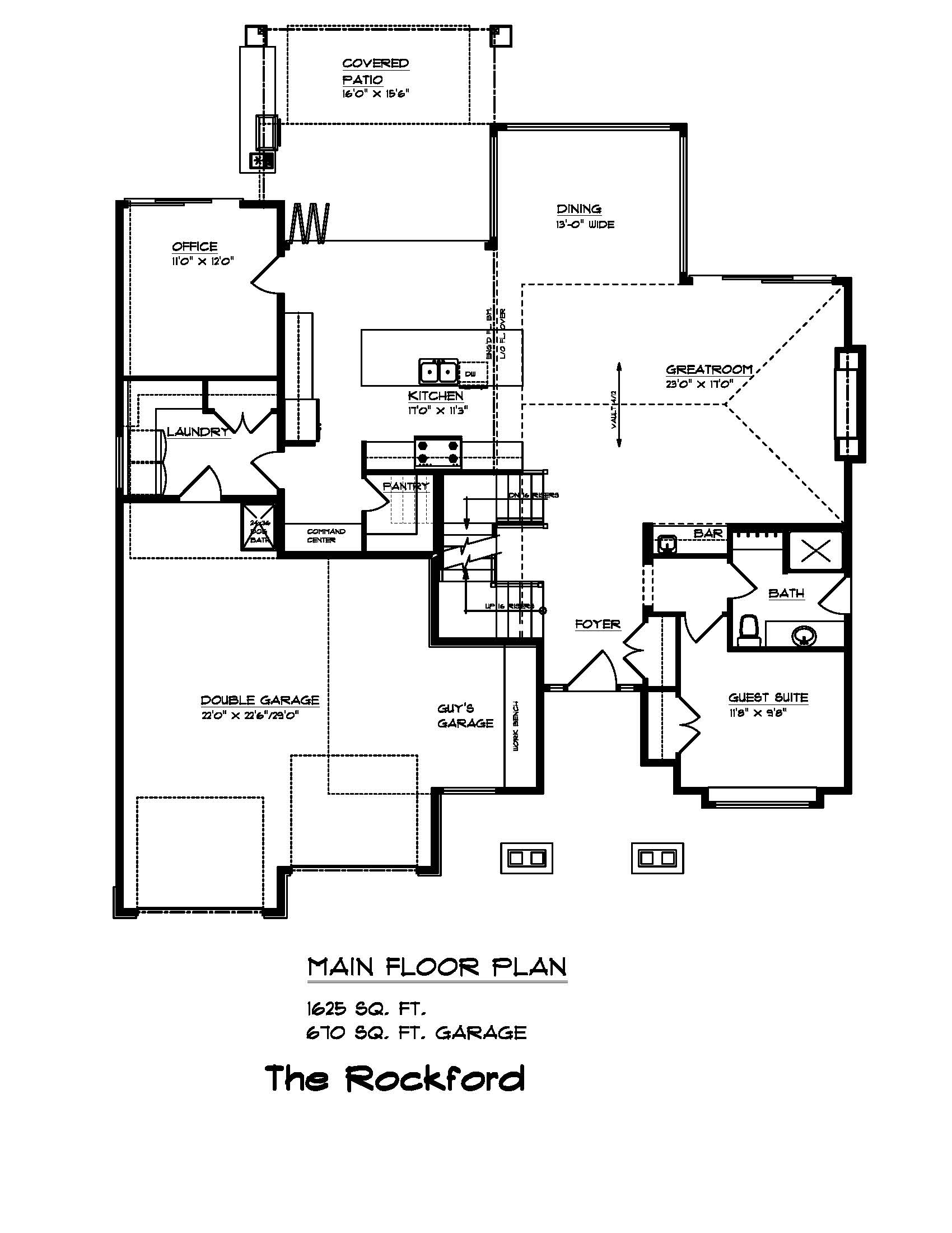 The Rockford - Custom Home Floor Plan 2