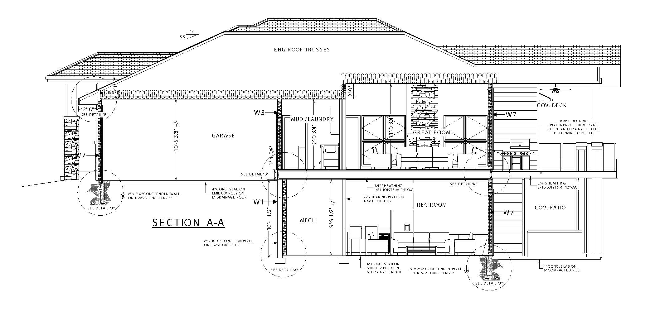 The Columbia Page 5 - Custom Home Plans / Elevations