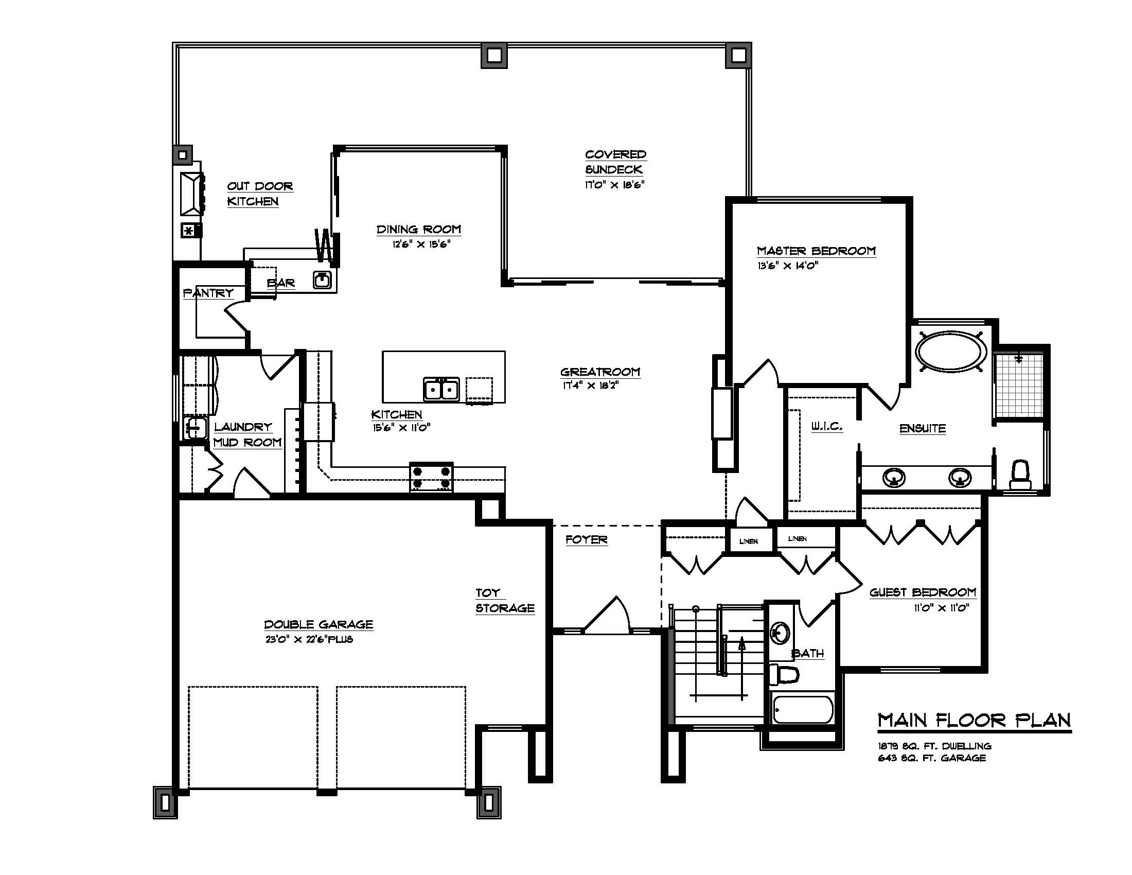 The Panorama Custom Home Floor Plan 2