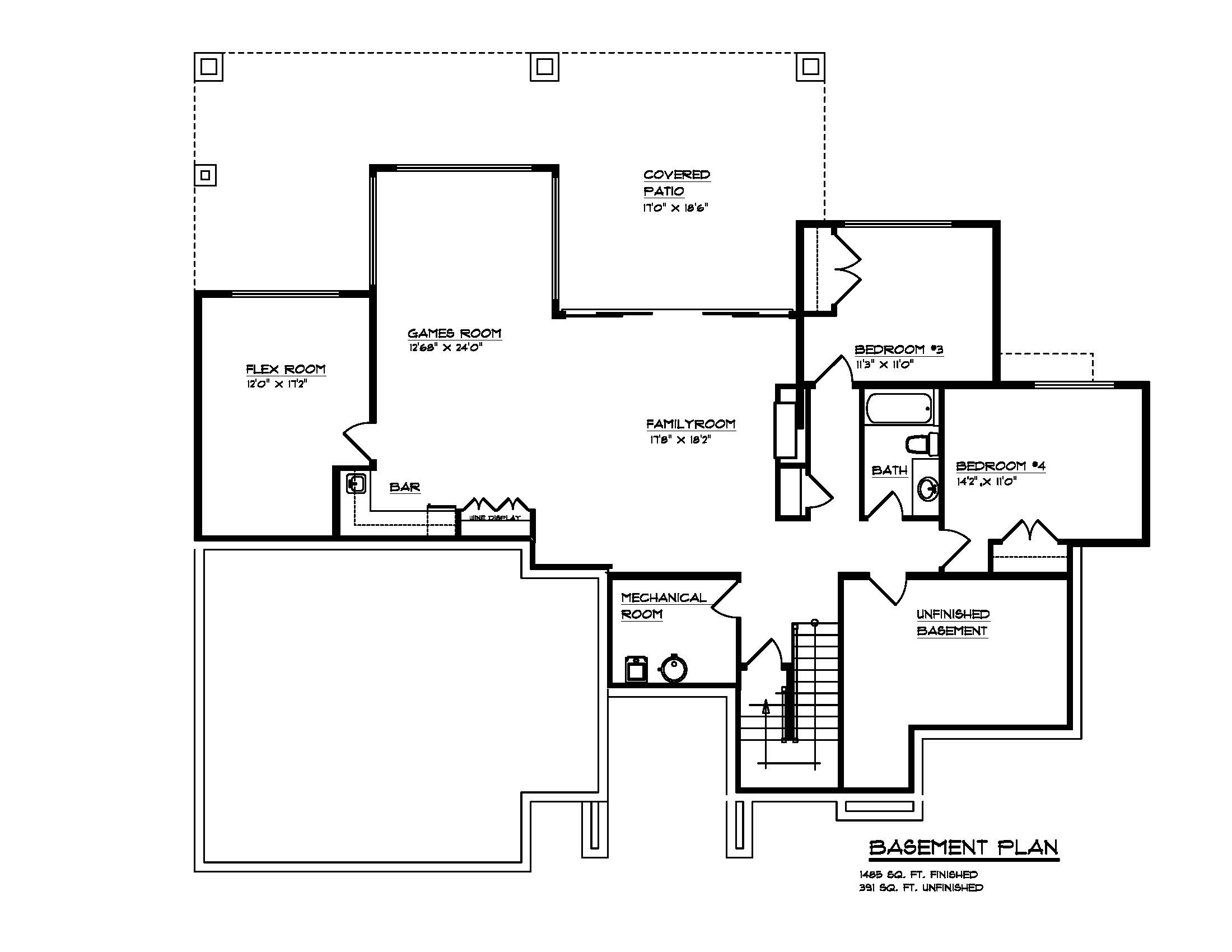 The Panorama Custom Home Floor Plan 3