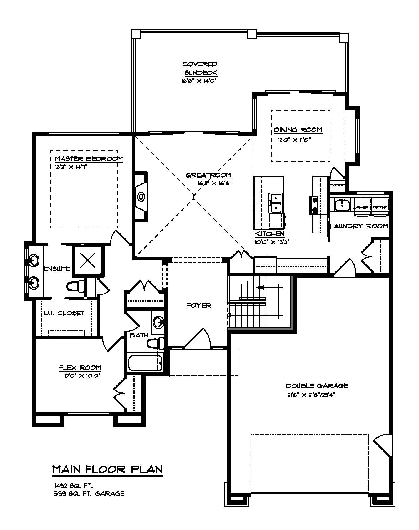 The Skyline Custom Home Floor Plan 3