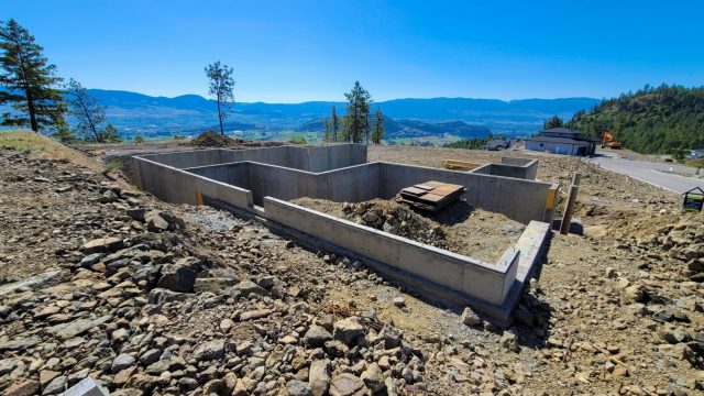 Echo Ridge Lot 101, Foundation Done