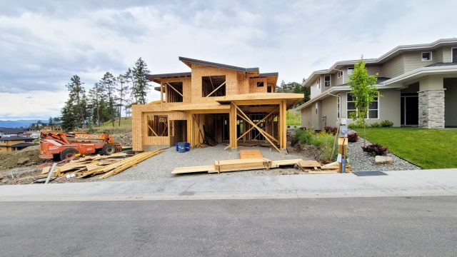 Echo Ridge Lot 49, Framing Almost Done