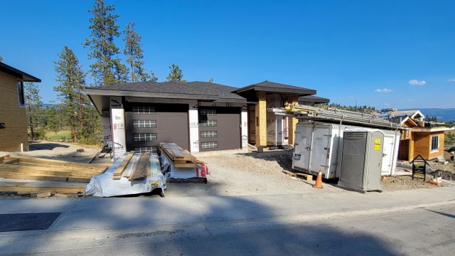 Hidden Lake Lot-13, Garage Doors In Place