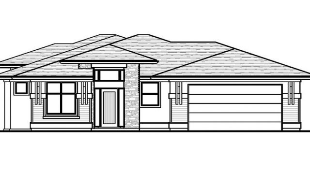 The Aldridge - Custom Home Floor Plan Exterior