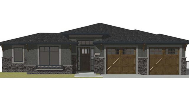 The Kino - Custom Home Floor Plan Exterior Rendering